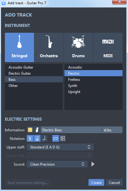 how to add bracket in guitar pro 7